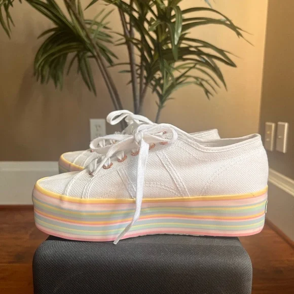 ✨ Rainbow Platform Superga Sneakers✨ - Picture 4 of 13